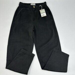 Everlane Women’s NWT‎ Muted Black The Tencel Relaxed Chino Pant 0/W28/L28.5